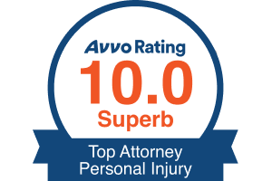 Avvo Rating 10.0 Superb - Top Attorney Personal Injury